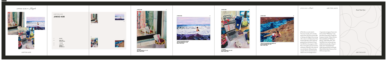 Artist Jiwoo, featured on ArtsGaze