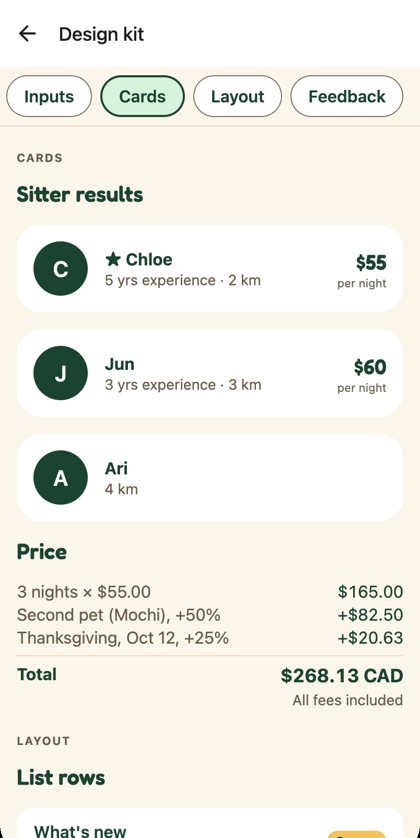 Tap Cards