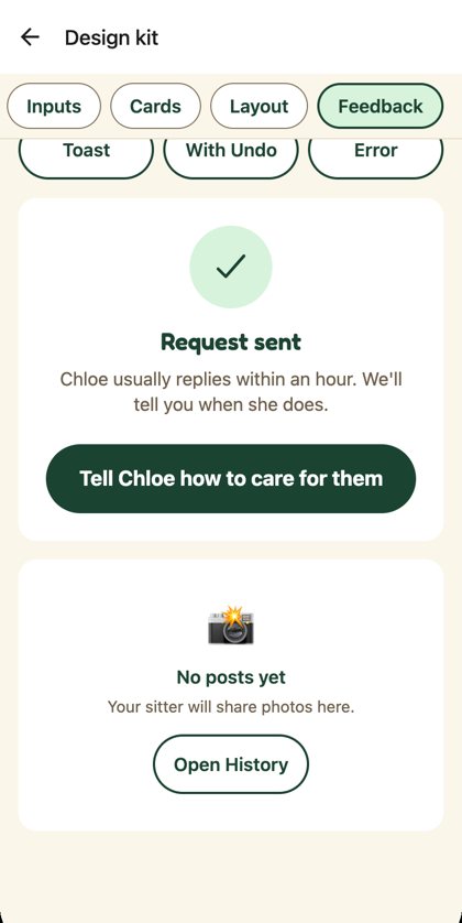 Scroll: Feedback