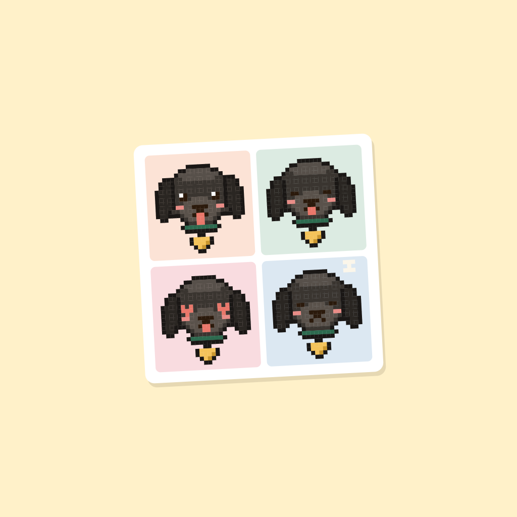 Four-cut strip icon master