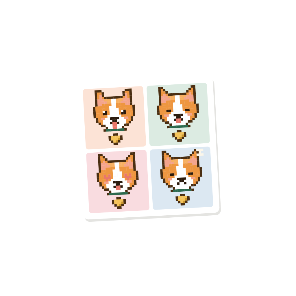 Four-cut strip symbol master