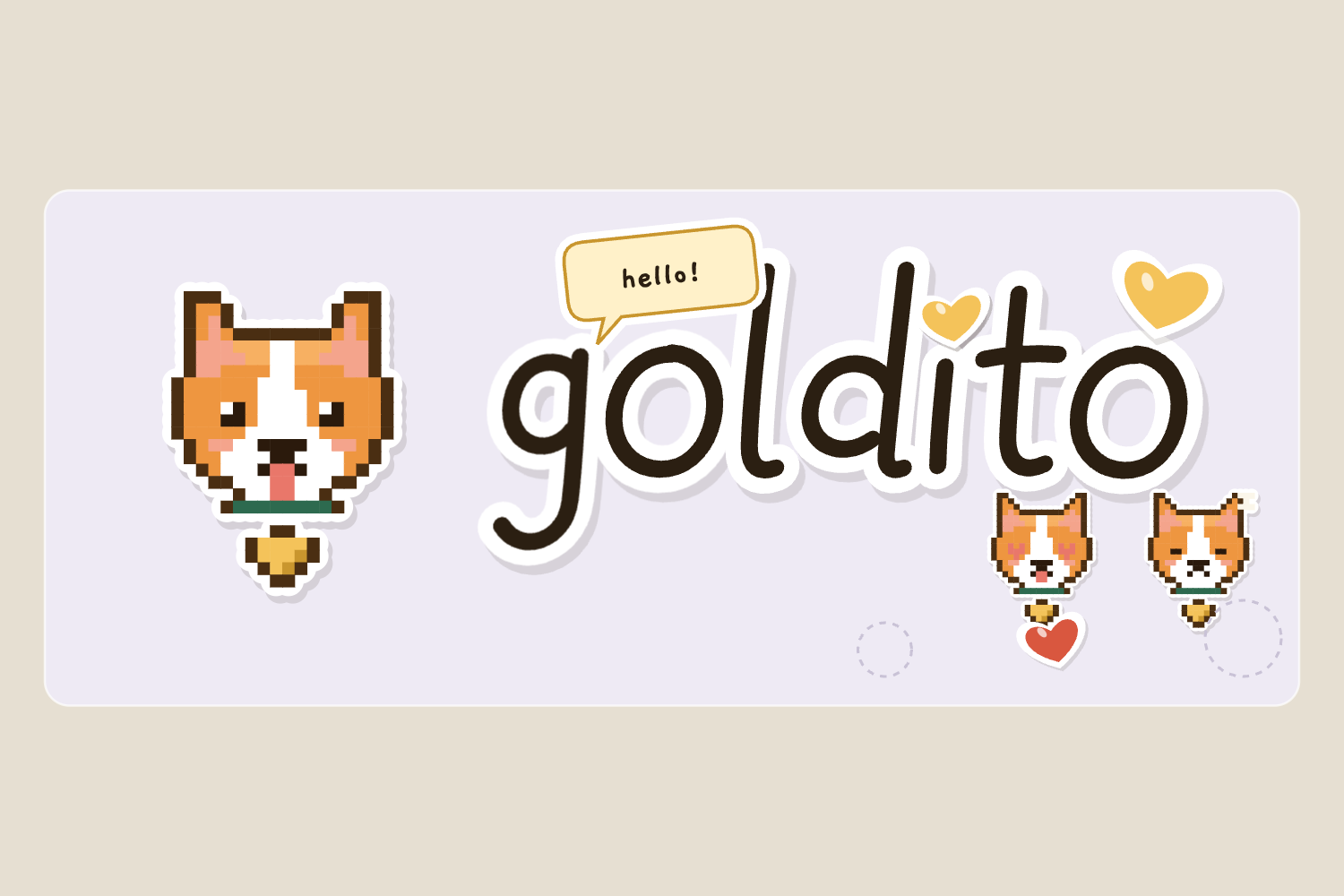 Sticker sheet Devpost logo