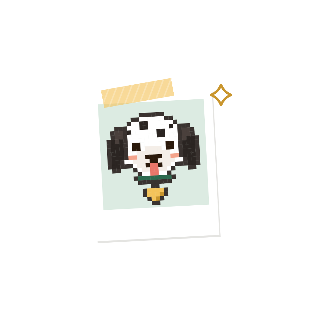Polaroid page symbol master