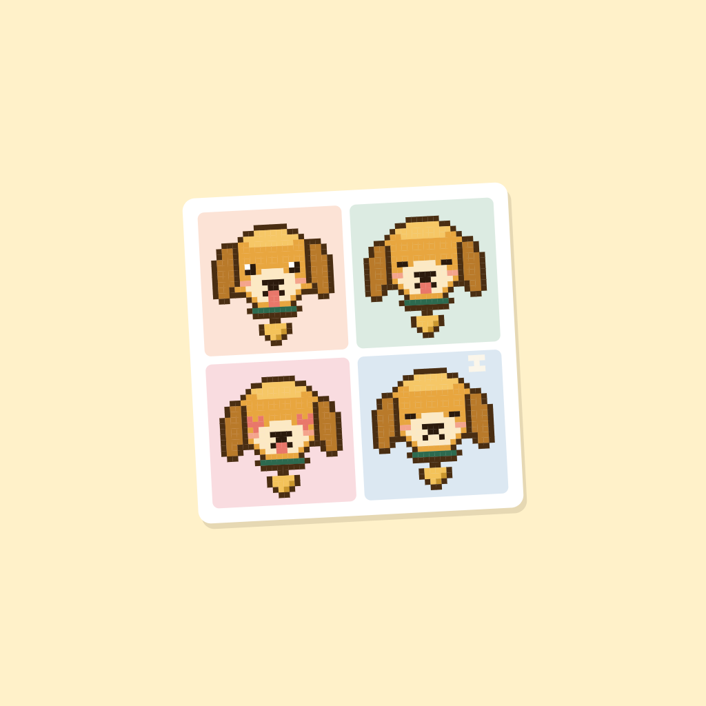 Four-cut strip icon master