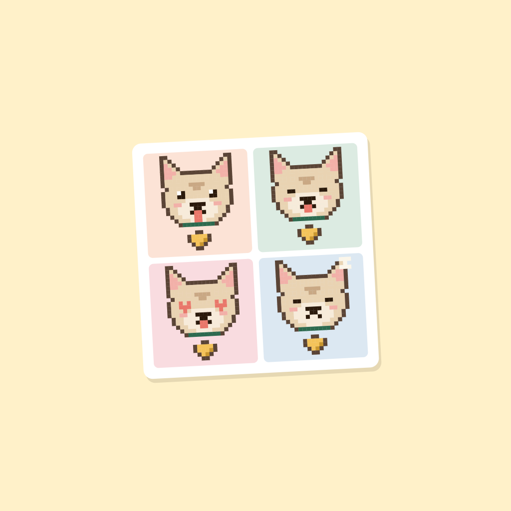 Four-cut strip icon master