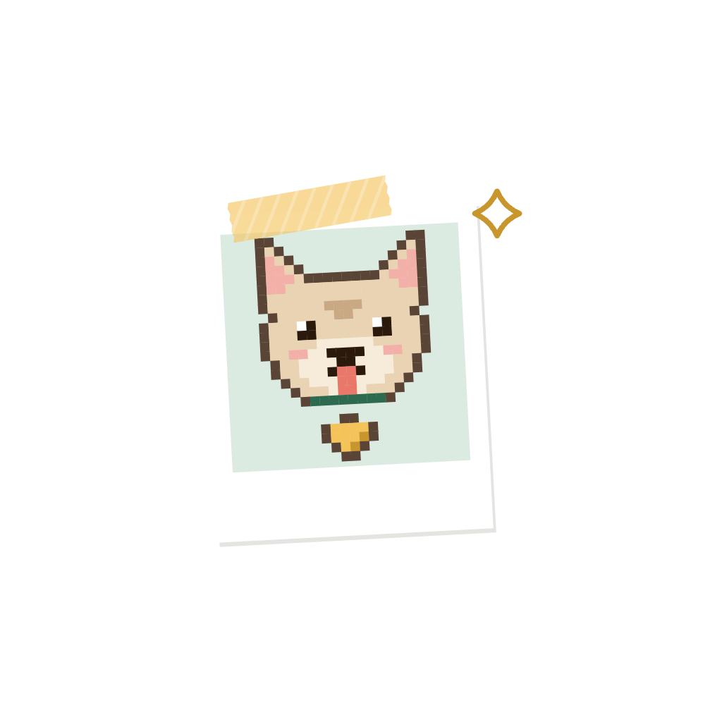 Polaroid page symbol master