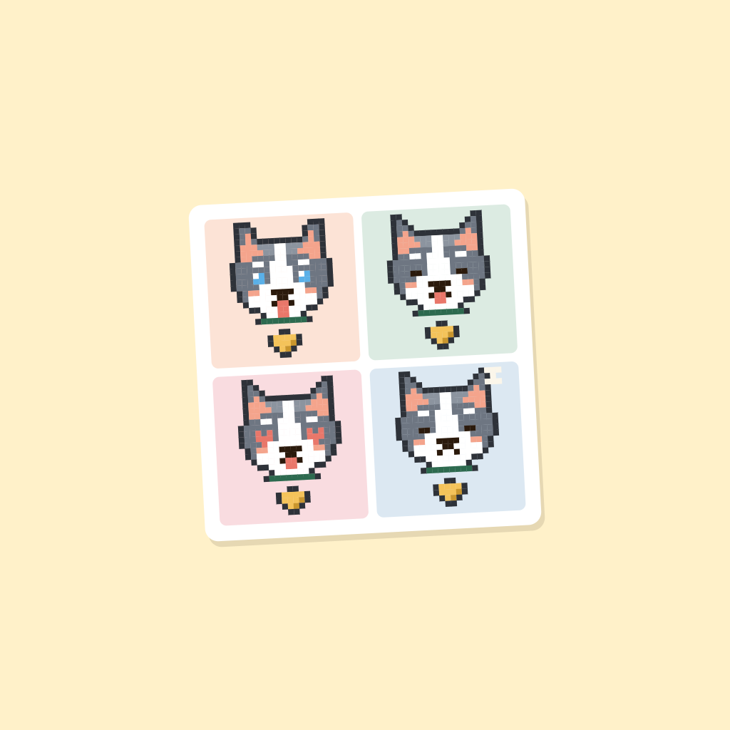 Four-cut strip icon master