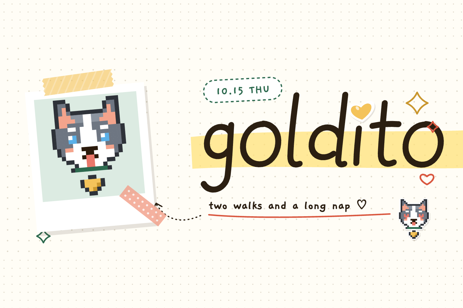 Polaroid page Devpost logo