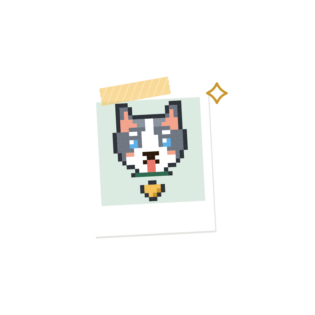Polaroid page symbol master