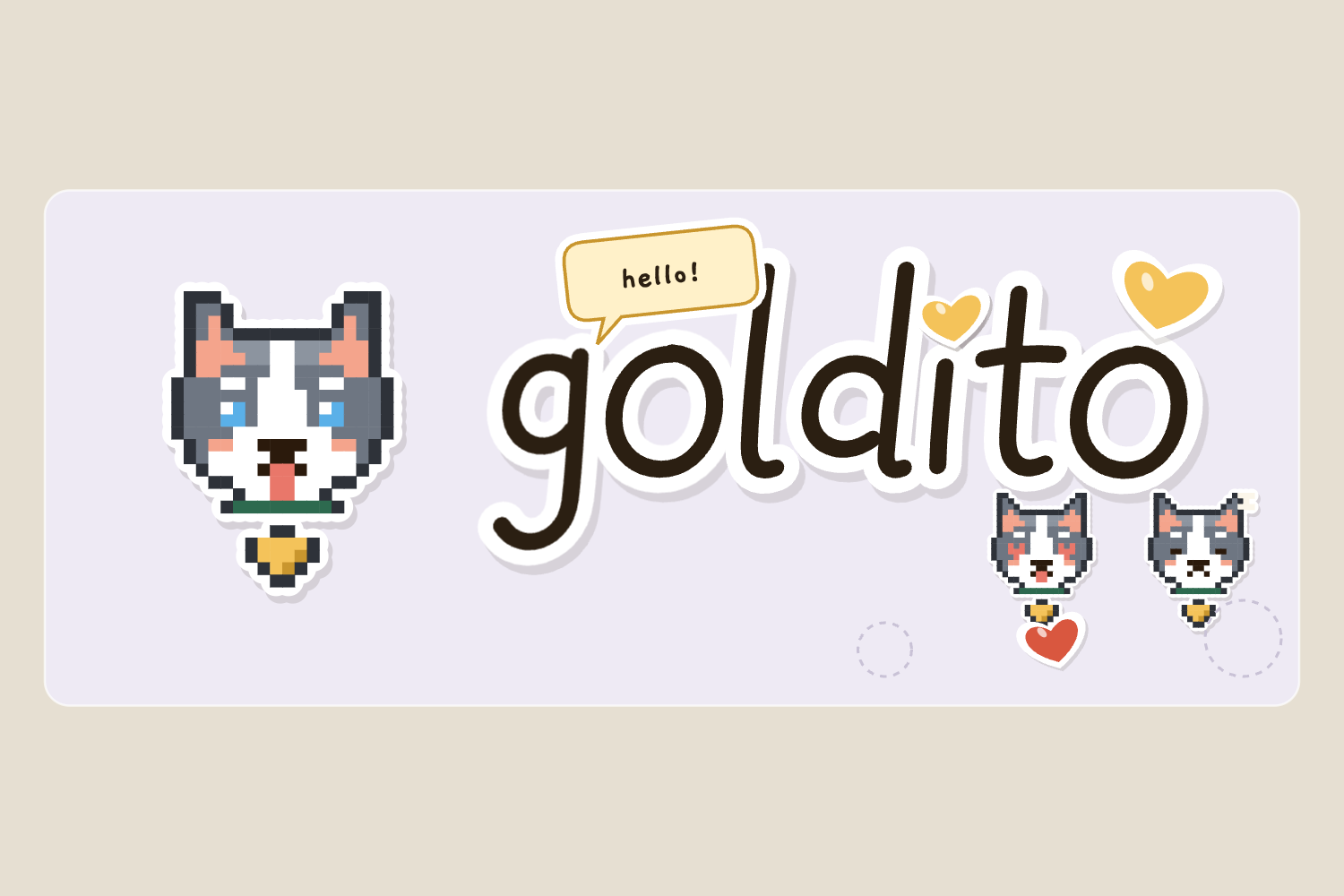 Sticker sheet Devpost logo