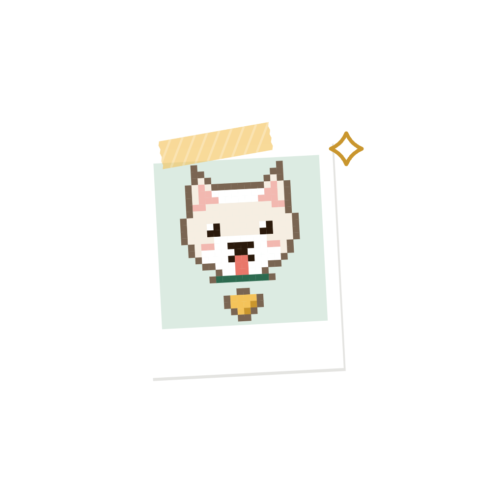 Polaroid page symbol master