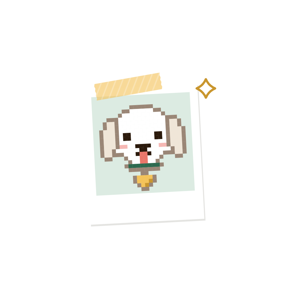 Polaroid page symbol master