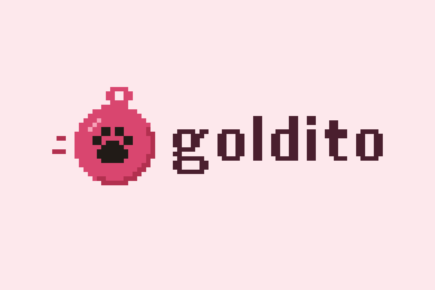 Berry on blush Devpost logo