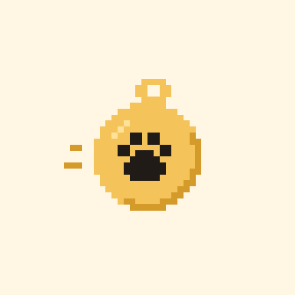 Gold on cream icon master