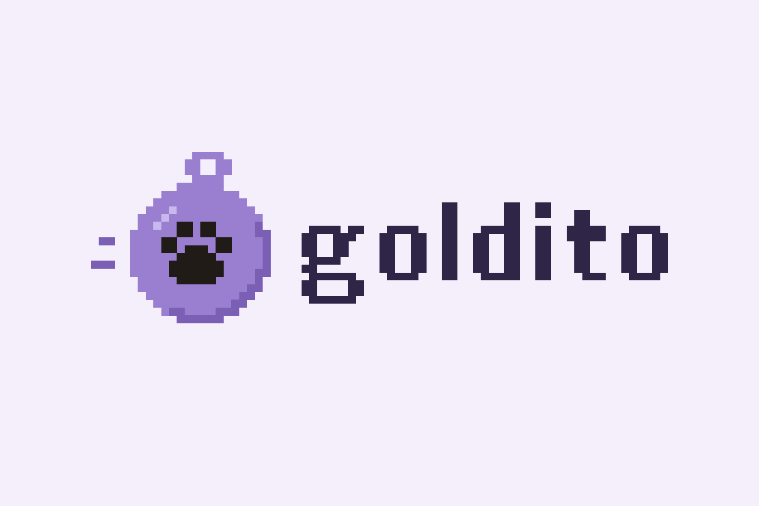 Lilac on cream Devpost logo