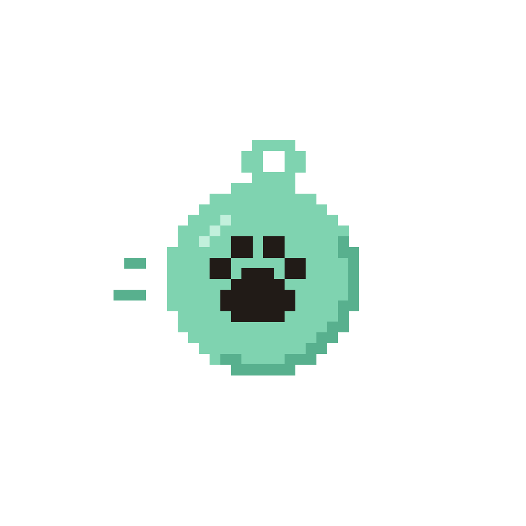 Mint on navy symbol master