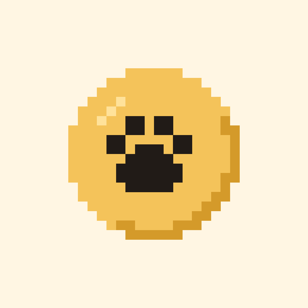 Gold on cream icon master
