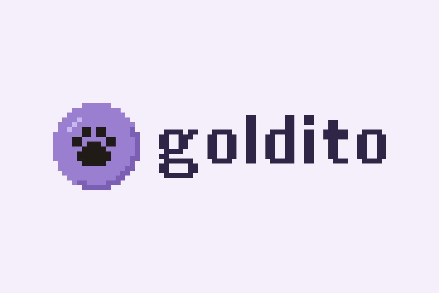 Lilac on cream Devpost logo