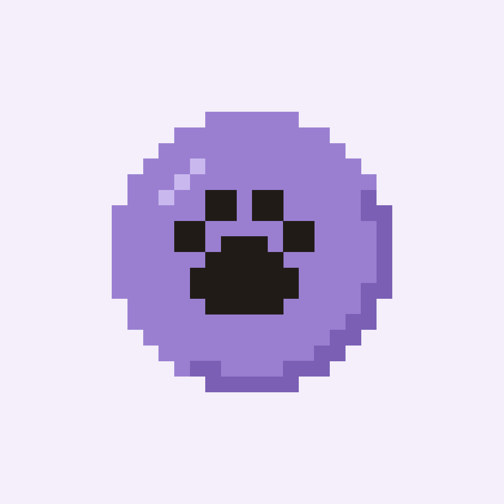 Lilac on cream icon master