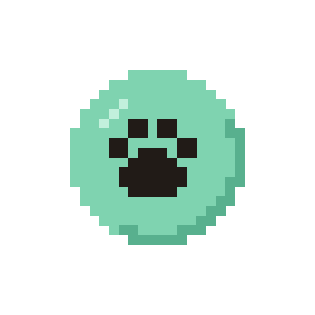 Mint on navy symbol master