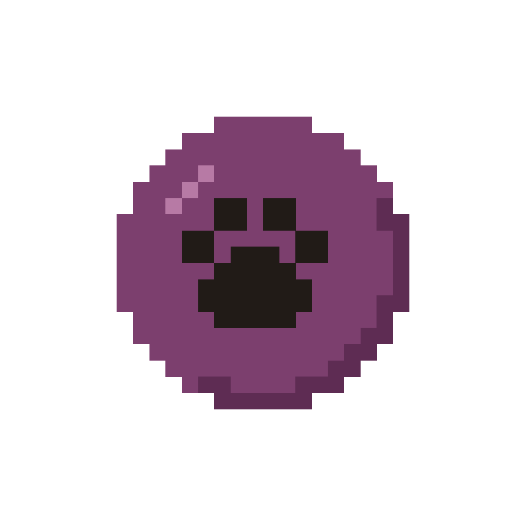 Plum on peach symbol master