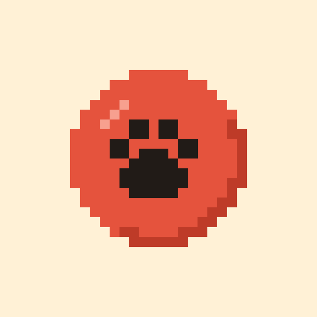Tomato on butter icon master