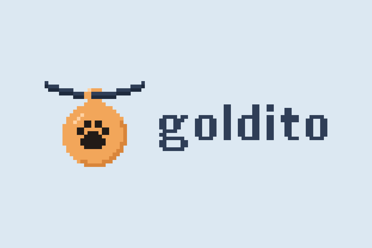 Apricot on sky Devpost logo