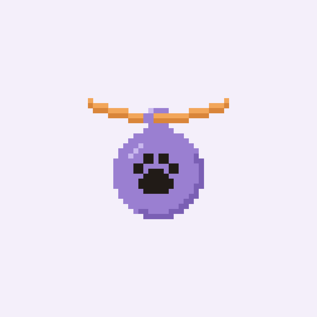 Lilac on cream icon master