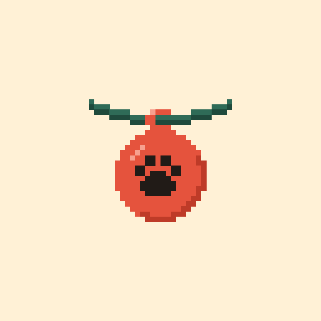 Tomato on butter icon master