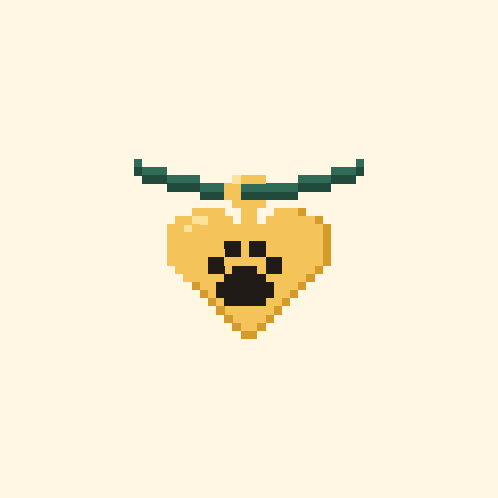 Gold on cream icon master