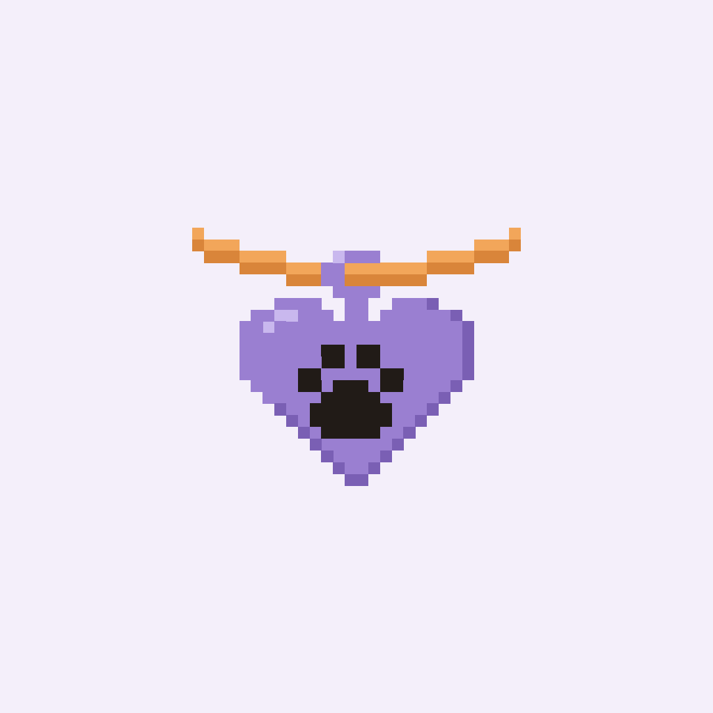 Lilac on cream icon master