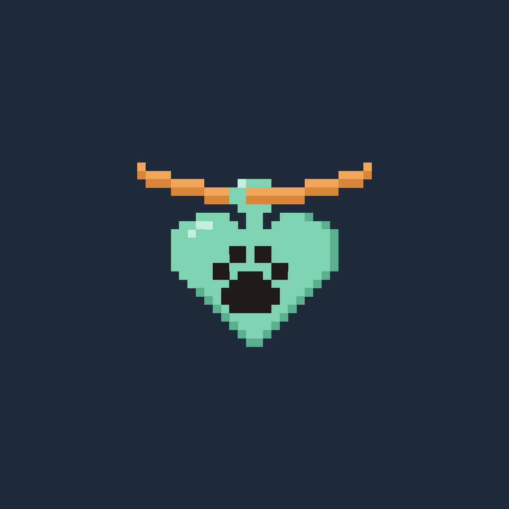 Mint on navy icon master