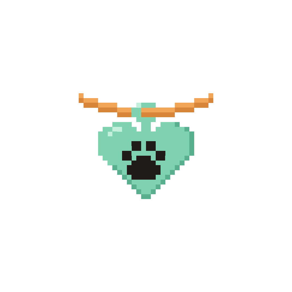 Mint on navy symbol master