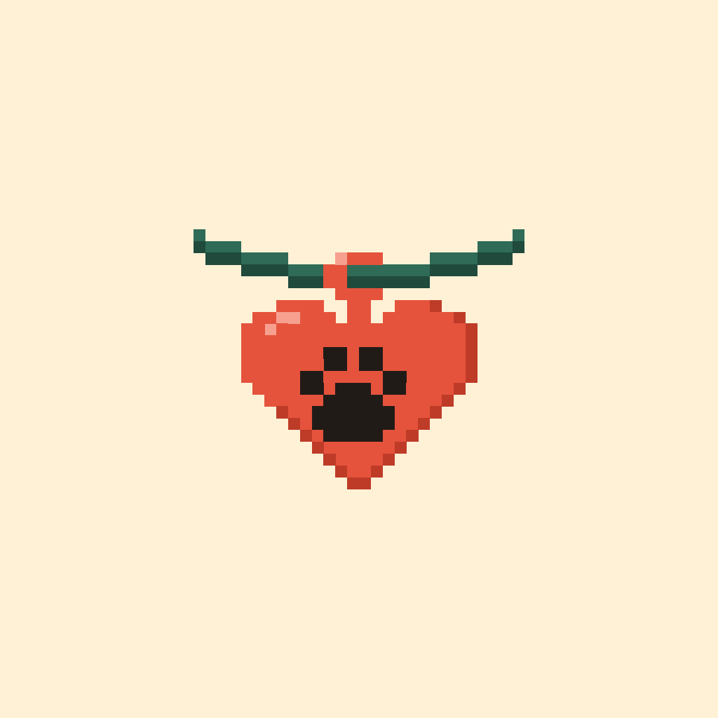 Tomato on butter icon master