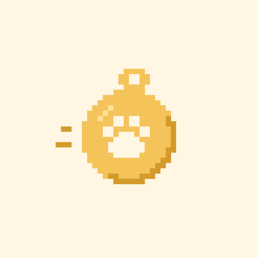 Gold on cream icon master