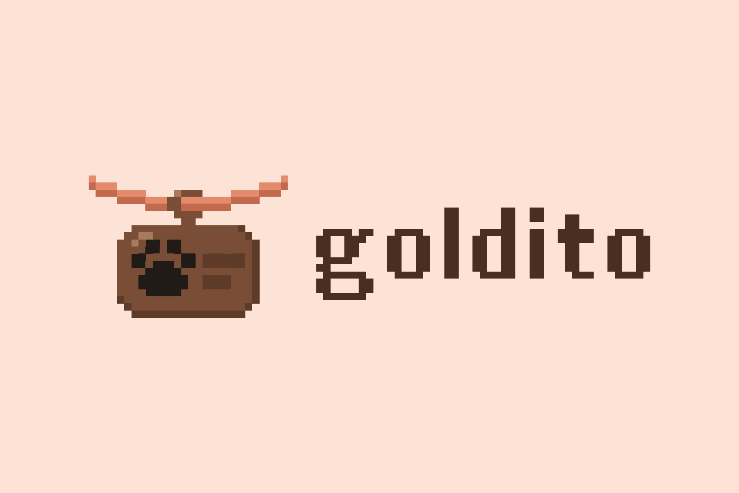 Cocoa on peach Devpost logo