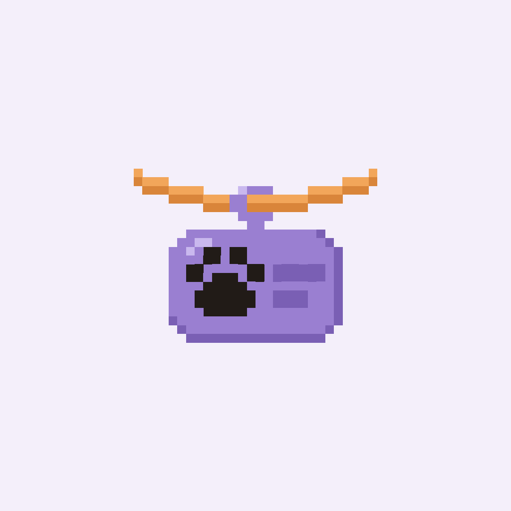 Lilac on cream icon master