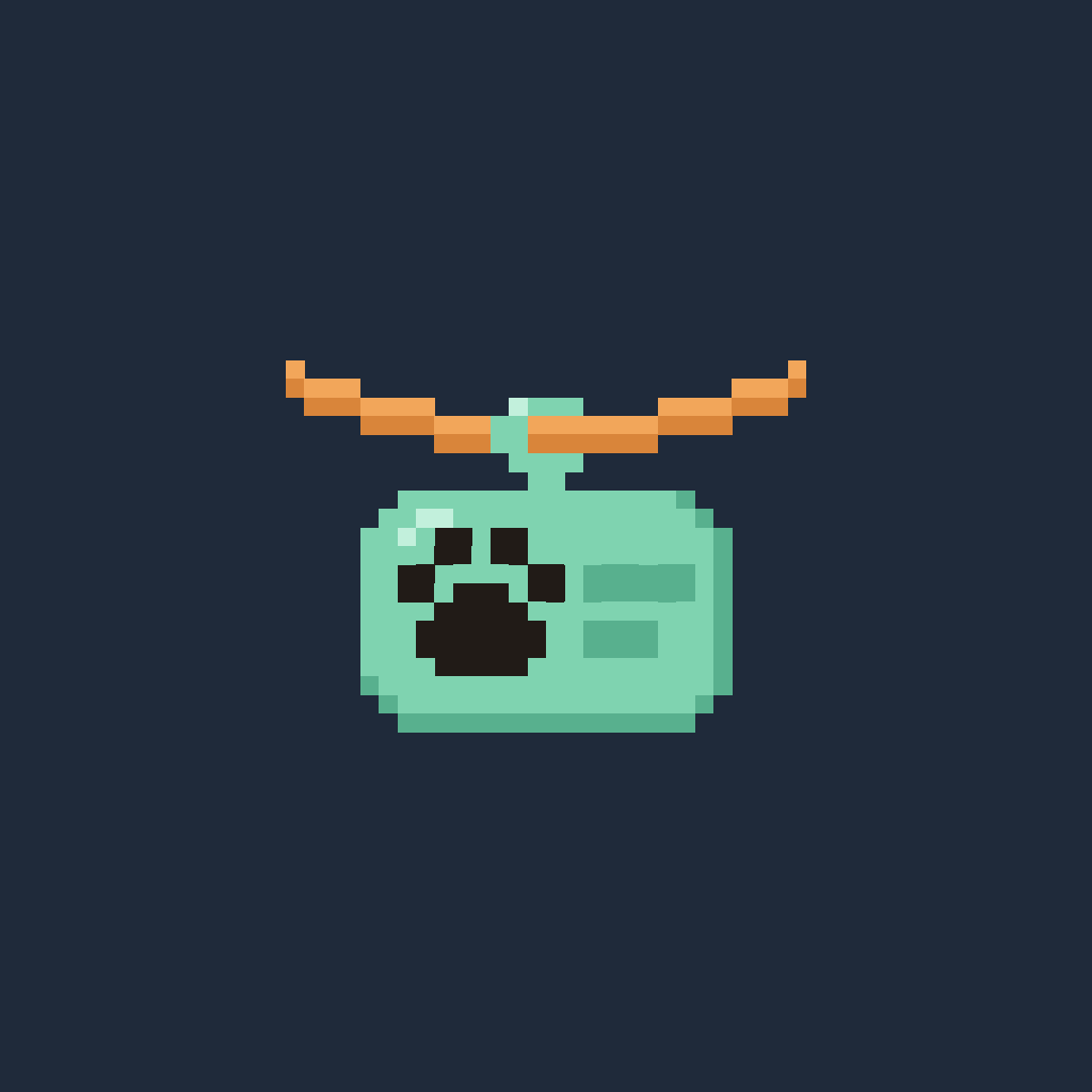Mint on navy icon master