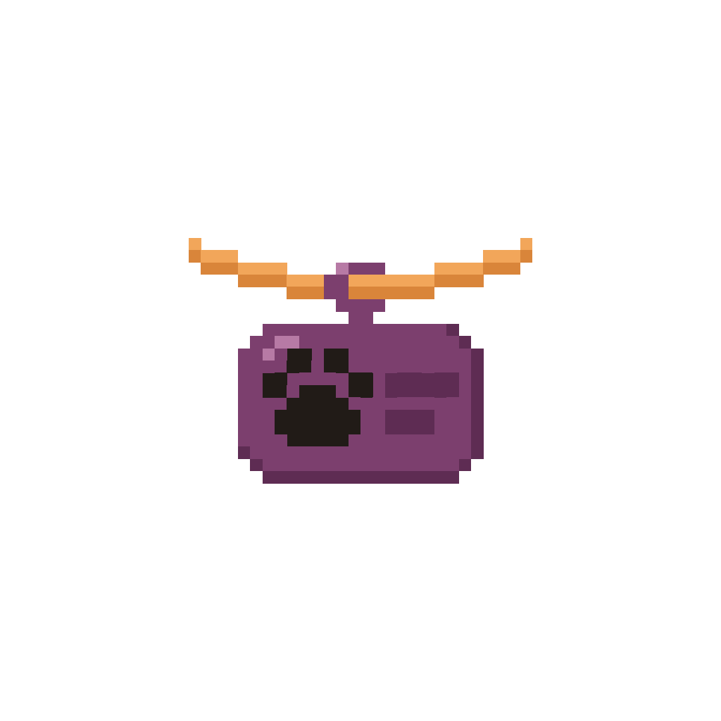 Plum on peach symbol master