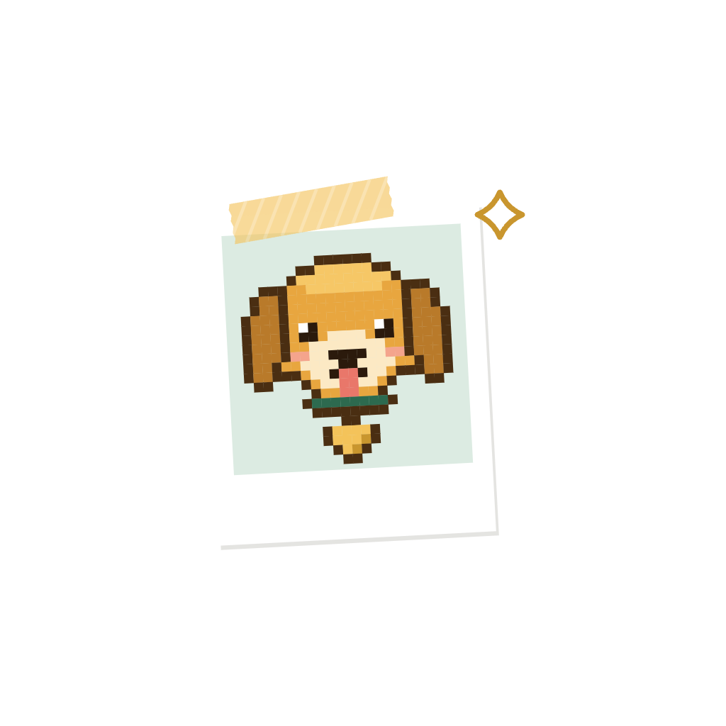 Polaroid page symbol master