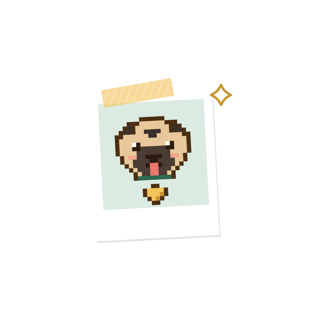 Polaroid page symbol master
