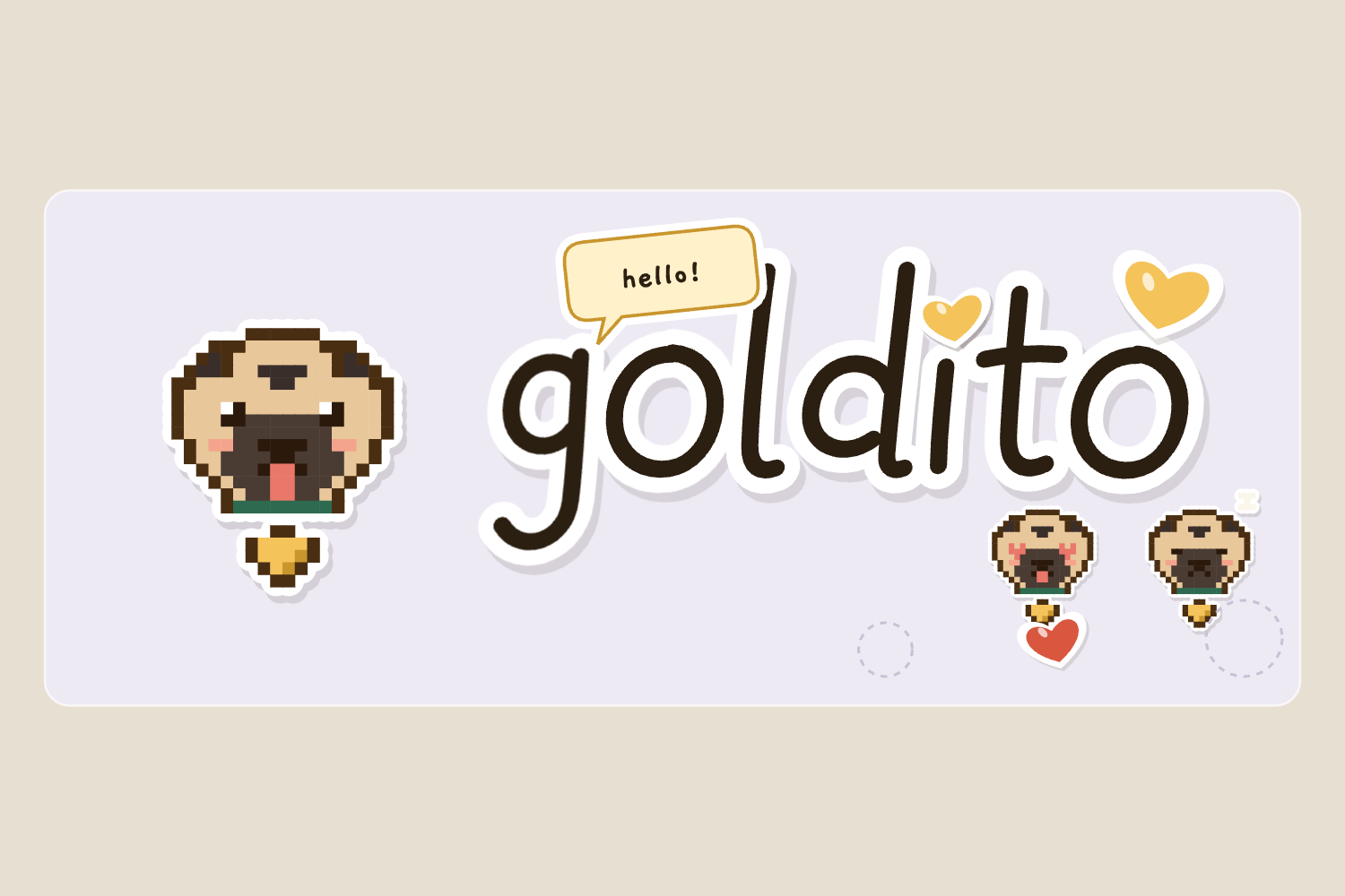 Sticker sheet Devpost logo