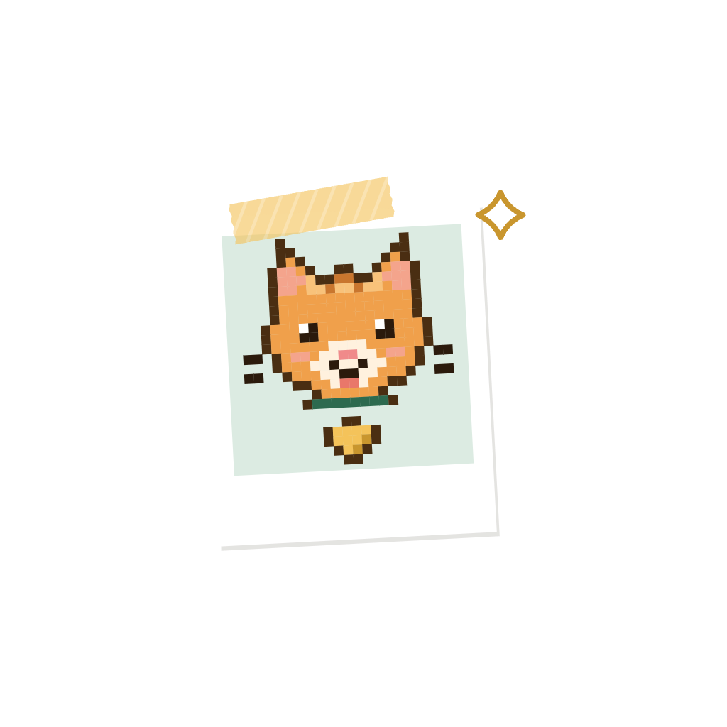 Polaroid page symbol master