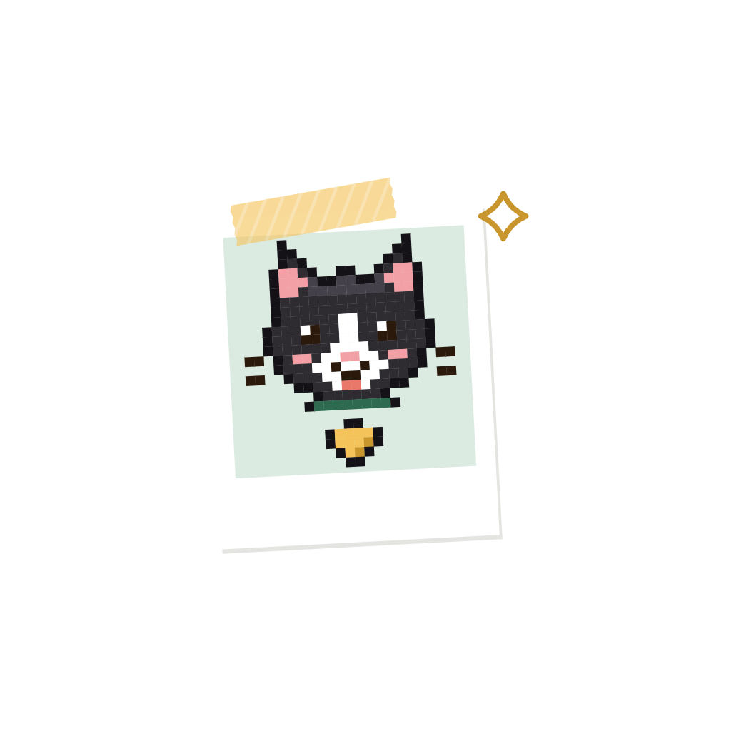 Polaroid page symbol master