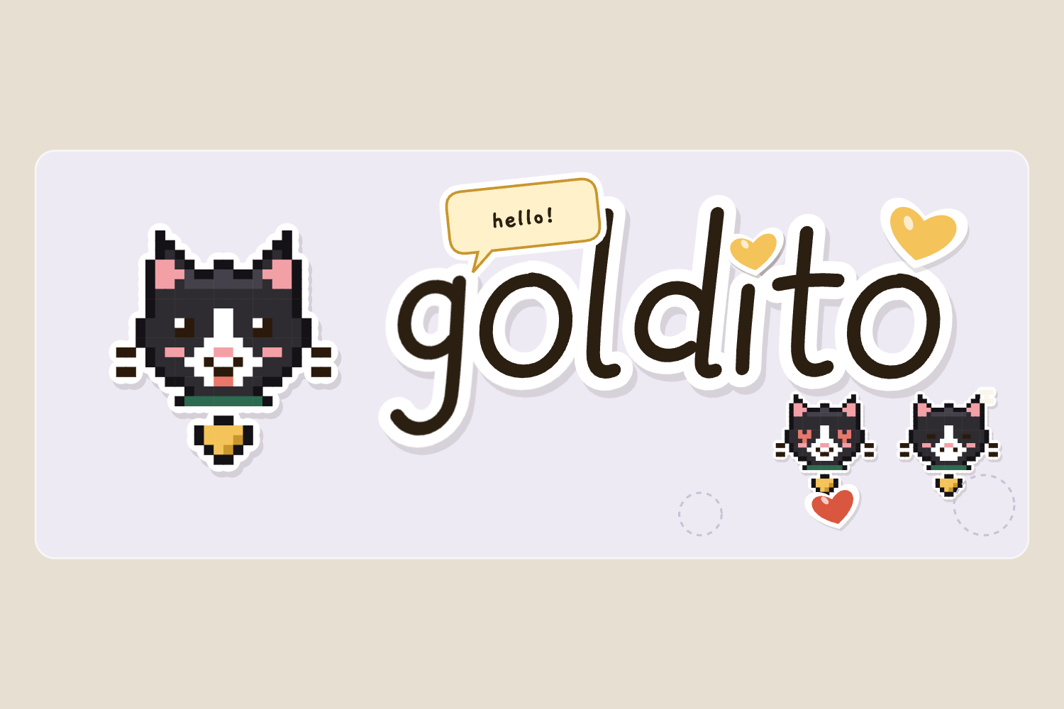 Sticker sheet Devpost logo